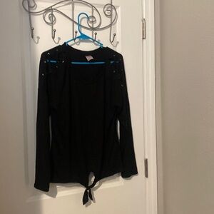 Juniors black top 3XL @CQ